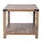 Merrick Lane Green River Modern Farmhouse Engineered Wood Coffee Table and Powder Coated Steel Accents